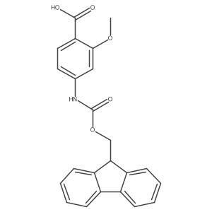 4-({[(9H-fluoren-9-yl)methoxy]carbonyl}amino)-2-methoxybenzoic acid Structure