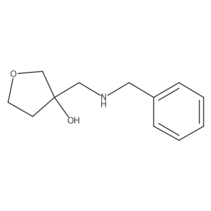 3-[(Benzylamino)methyl]oxolan-3-ol Structure