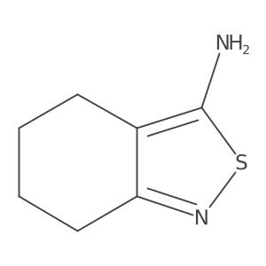4,5,6,7-Tetrahydrobenzo[c]isothiazol-3-amine结构式