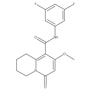 N-(3,5-difluorophenyl)-8-methoxy-6-oxo-2,3,4,6-tetrahydro-1H-quinolizine-9-carboxamide Structure