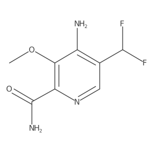 4-Amino-5-(difluoromethyl)-3-methoxypicolinamide Structure