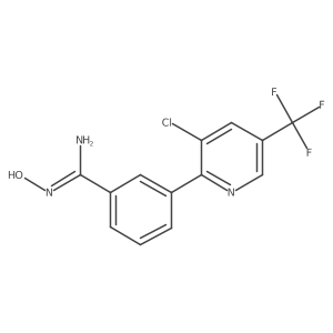 3-(3-chloro-5-(trifluoromethyl)pyridin-2-yl)-N-hydroxybenzimidamide结构式