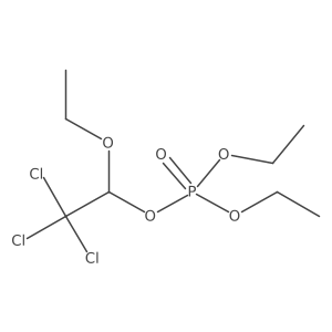 Diethyl 2,2,2atrichloroa1aethoxyethyl phosphate Structure