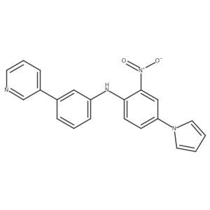 N-(3-(3-Pyridyl)phenyl)-2-nitro-4-(1-pyrrolyl)aniline Structure