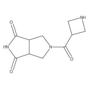 5-(azetidine-3-carbonyl)tetrahydropyrrolo[3,4-c]pyrrole-1,3(2H,3aH)-dione结构式