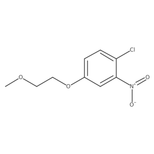 1-Chloro-4-(2-methoxyethoxy)-2-nitrobenzene结构式