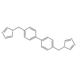 4,4'-Bis((4H-1,2,4-triazol-4-yl)methyl)-1,1'-biphenyl Structure