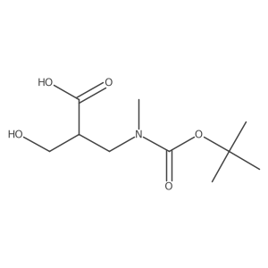 3-{[(Tert-butoxy)carbonyl](methyl)amino}-2-(hydroxymethyl)propanoic acid Structure