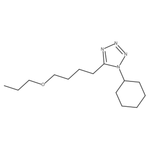 1-Cyclohexyl-5-(4-propoxybutyl)-1H-tetrazole Structure