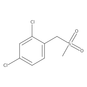 2,4-dichloro-1-[(methylsulfonyl)methyl]Benzene结构式