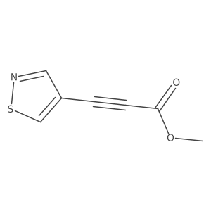 Methyl 3-(1,2-thiazol-4-yl)prop-2-ynoate Structure