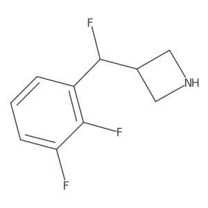 3-((2,3-Difluorophenyl)fluoromethyl)azetidine Structure