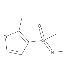 Methyl[methyl(2-methylfuran-3-yl)oxo-lambda6-sulfanylidene]amine结构式