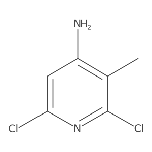 2,6-Dichloro-3-methylpyridin-4-amine Structure