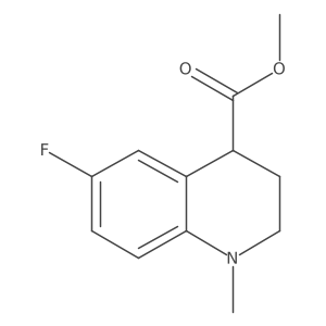 COC(=O)C1CCN(C)c2ccc(F)cc21结构式