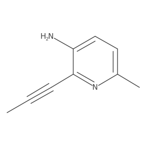 3-Amino-6-methyl-2-(1-propynyl)pyridine Structure