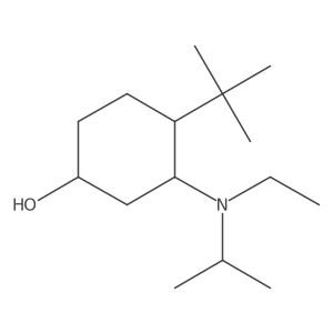 4-Tert-butyl-3-[ethyl(propan-2-yl)amino]cyclohexan-1-ol Structure