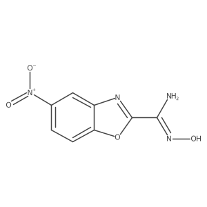 N'-hydroxy-5-nitro-1,3-benzoxazole-2-carboximidamide Structure