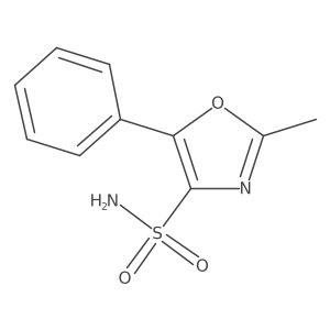 2-Methyl-5-phenyl-1,3-oxazole-4-sulfonamide Structure