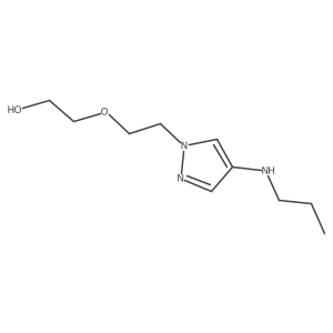 2-{2-[4-(propylamino)-1H-pyrazol-1-yl]ethoxy}ethan-1-ol Structure