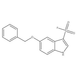 5-(benzyloxy)-1H-indole-3-sulfonyl fluoride Structure