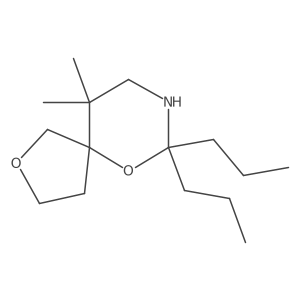 10,10-Dimethyl-7,7-dipropyl-2,6-dioxa-8-azaspiro[4.5]decane Structure