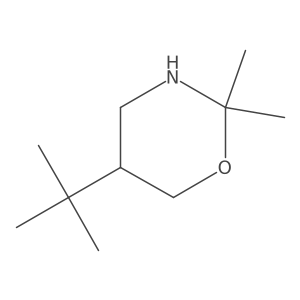 5-Tert-butyl-2,2-dimethyl-1,3-oxazinane Structure
