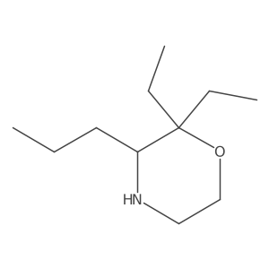 2,2-Diethyl-3-propylmorpholine Structure