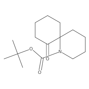 Tert-butyl 7-oxo-1-azaspiro[5.5]undecane-1-carboxylate结构式
