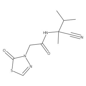 N-(2-Cyano-3-methylbutan-2-yl)-2-(2-oxo-1,3,4-thiadiazol-3-yl)acetamide Structure