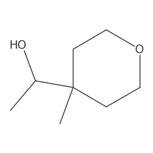 (1R)-1-(4-methyloxan-4-yl)ethan-1-ol结构式