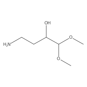 (2S)-4-amino-1,1-dimethoxybutan-2-ol结构式