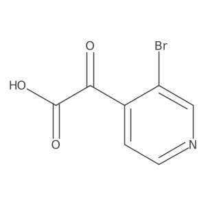2-(3-Bromopyridin-4-yl)-2-oxoacetic acid结构式