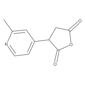 3-(2-Methylpyridin-4-yl)oxolane-2,5-dione结构式