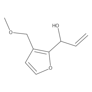 1-[3-(Methoxymethyl)furan-2-yl]prop-2-en-1-ol结构式