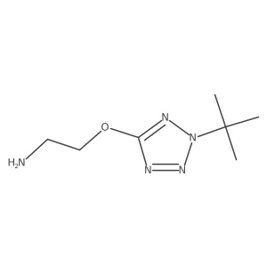 2-[(2-tert-butyl-2H-1,2,3,4-tetrazol-5-yl)oxy]ethan-1-amine Structure