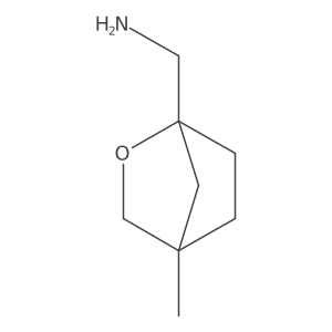 (4-Methyl-2-oxabicyclo[2.2.1]heptan-1-yl)methanamine结构式