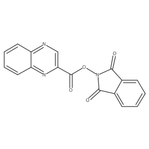 1,3-dioxo-2,3-dihydro-1H-isoindol-2-yl quinoxaline-2-carboxylate结构式