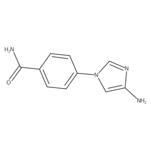 4-(4-Amino-1H-imidazol-1-yl)benzamide Structure