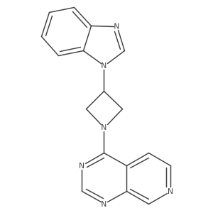 1-(1-{pyrido[3,4-d]pyrimidin-4-yl}azetidin-3-yl)-1H-1,3-benzodiazole Structure