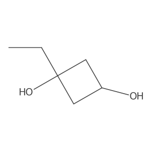 1-Ethyl-1,3-cyclobutanediol Structure