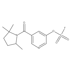 3-Fluorosulfonyloxy-5-(2,2,5-trimethylpyrrolidine-1-carbonyl)pyridine结构式