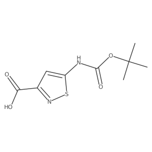 5-{[(Tert-butoxy)carbonyl]amino}-1,2-thiazole-3-carboxylic acid Structure
