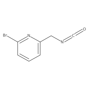 2-Bromo-6-(isocyanatomethyl)pyridine结构式