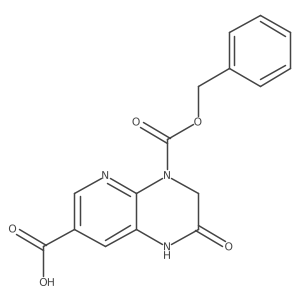 4-[(benzyloxy)carbonyl]-2-oxo-1H,2H,3H,4H-pyrido[2,3-b]pyrazine-7-carboxylic acid Structure