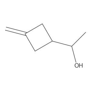 1-(3-Methylidenecyclobutyl)ethan-1-ol结构式