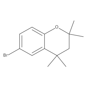 6-Bromo-2,2,4,4-tetramethylchroman结构式