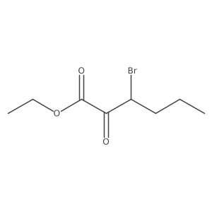Ethyl 3-bromo-2-oxohexanoate Structure
