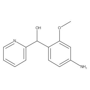 (4-Amino-2-methoxyphenyl)(pyridin-2-yl)methanol结构式