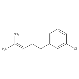 N-[2-(3-chlorophenyl)ethyl]guanidine Structure